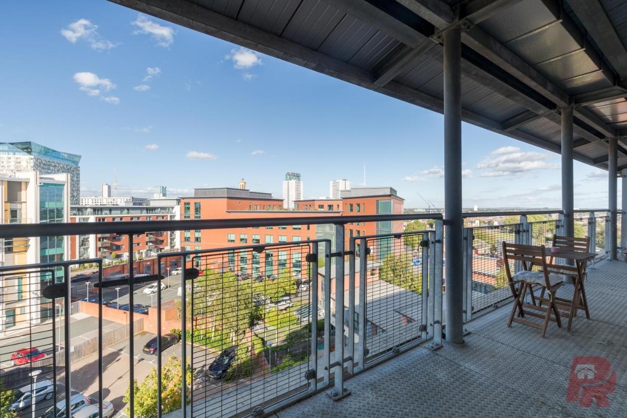 Birmingham City Apartment Skyline Views - Free Parking & Balcony Extérieur photo